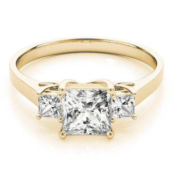 Square Three-Stone Princess Diamond Engagement Ring · 1.95 ct tw