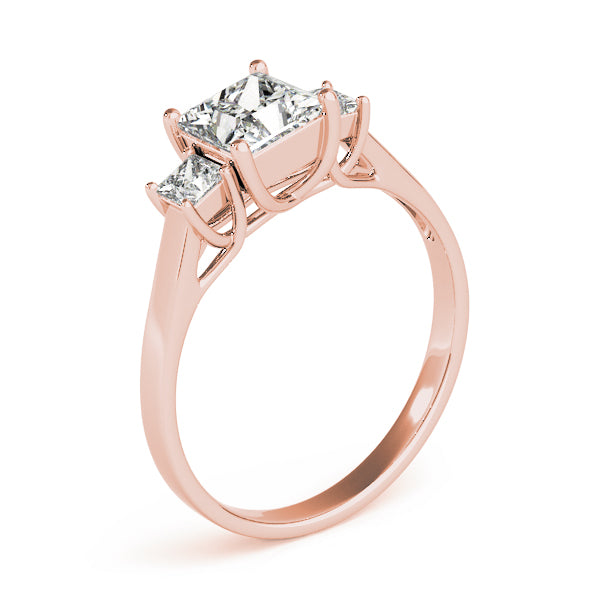 Square Three-Stone Princess Diamond Engagement Ring · 1.15 ct tw