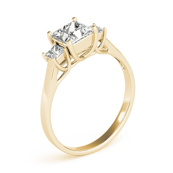 Square Three-Stone Princess Diamond Engagement Ring · 1.10 ct tw
