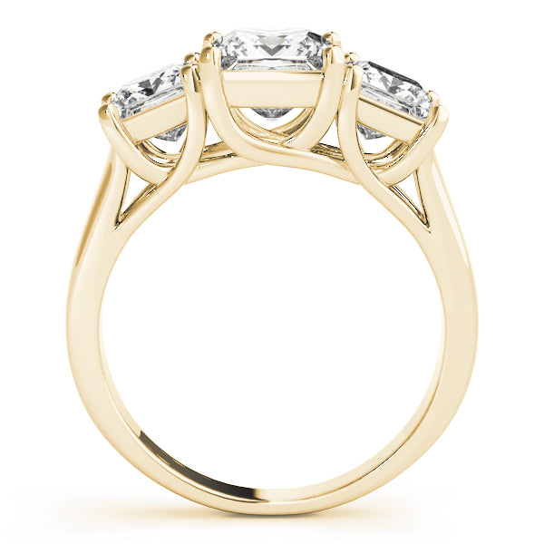 Square Three-Stone Princess Diamond Engagement Ring · 2.85 ct tw