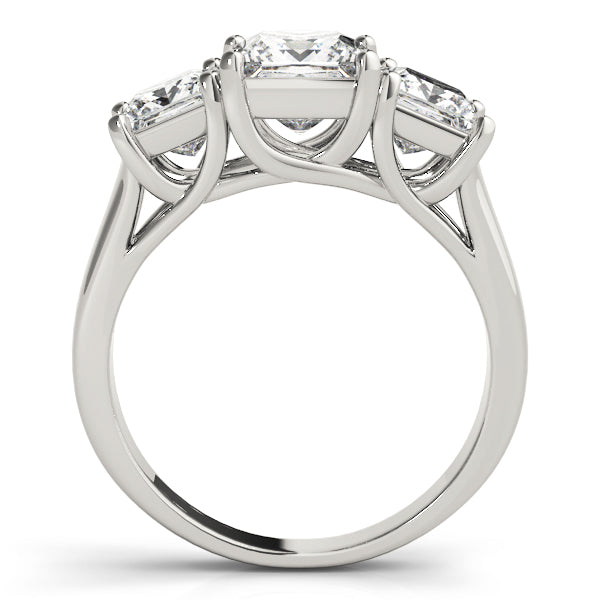 Square Three-Stone Princess Diamond Engagement Ring · 2.85 ct tw