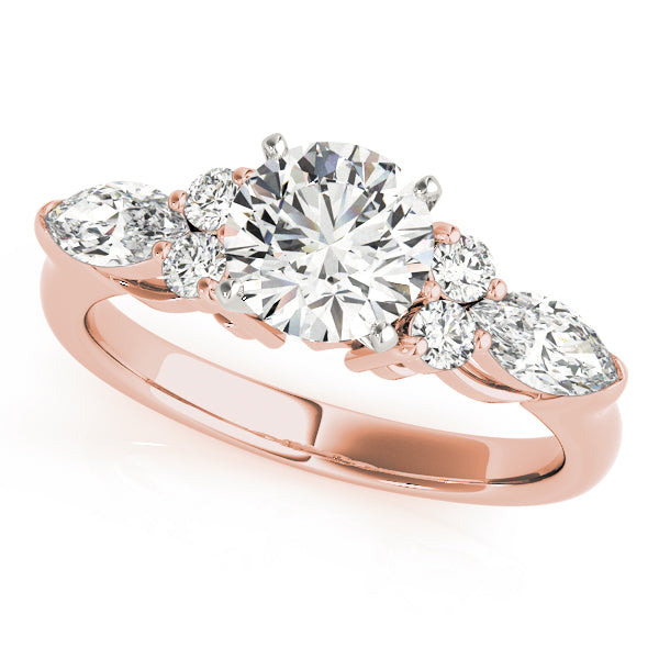 Marquise Fancy Shape Diamond Engagement Ring · 0.66 ct tw