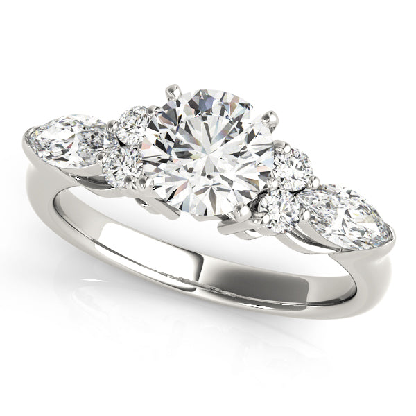 Marquise Fancy Shape Diamond Engagement Ring · 0.66 ct tw