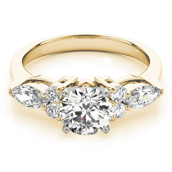Marquise Fancy Shape Diamond Engagement Ring · 0.66 ct tw