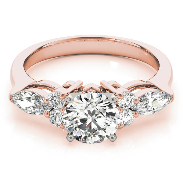 Marquise Fancy Shape Diamond Engagement Ring · 0.66 ct tw