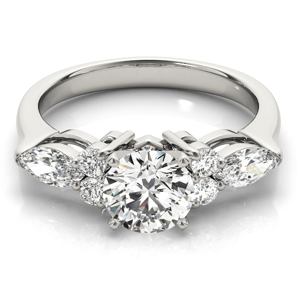 Marquise Fancy Shape Diamond Engagement Ring · 0.66 ct tw