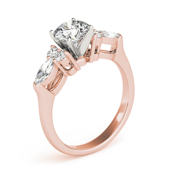 Marquise Fancy Shape Diamond Engagement Ring · 0.66 ct tw