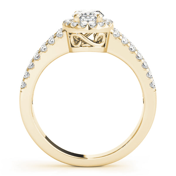 Oval Halo Diamond Fashion Ring · 0.60 ct tw