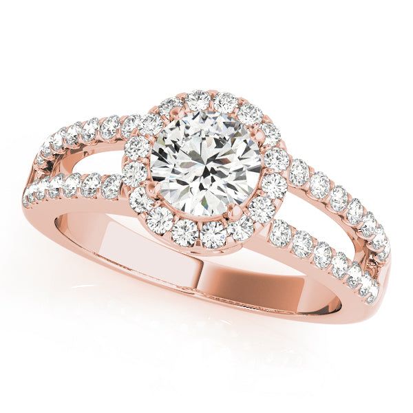 Round Halo Diamond Fashion Ring · 4.02 ct tw