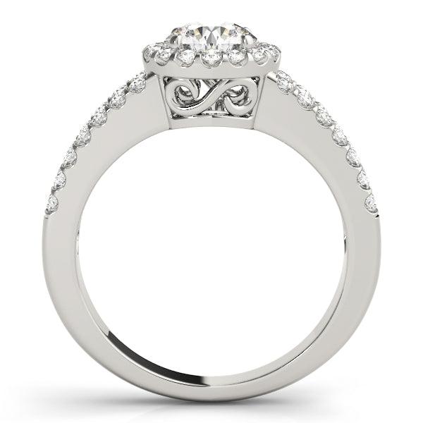 Round Halo Diamond Fashion Ring · 4.02 ct tw