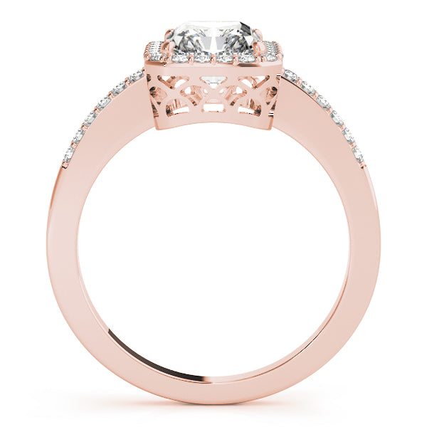 Emerald Halo Diamond Fashion Ring · 0.27 ct tw