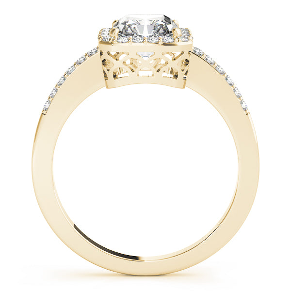 Emerald Halo Diamond Fashion Ring · 0.27 ct tw