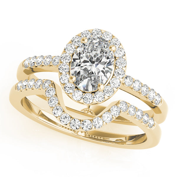 Oval Halo Diamond Fashion Ring · 0.28 ct tw