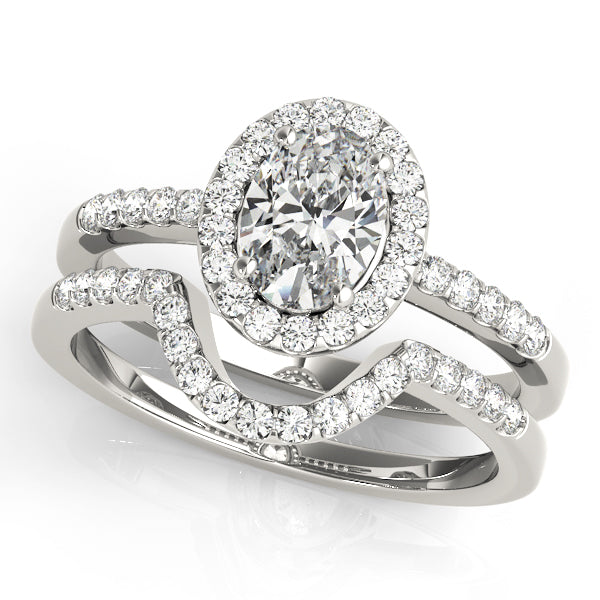 Oval Halo Diamond Fashion Ring · 0.23 ct tw