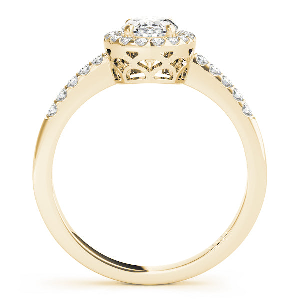 Oval Halo Diamond Fashion Ring · 0.28 ct tw
