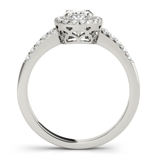 Oval Halo Diamond Fashion Ring · 0.21 ct tw