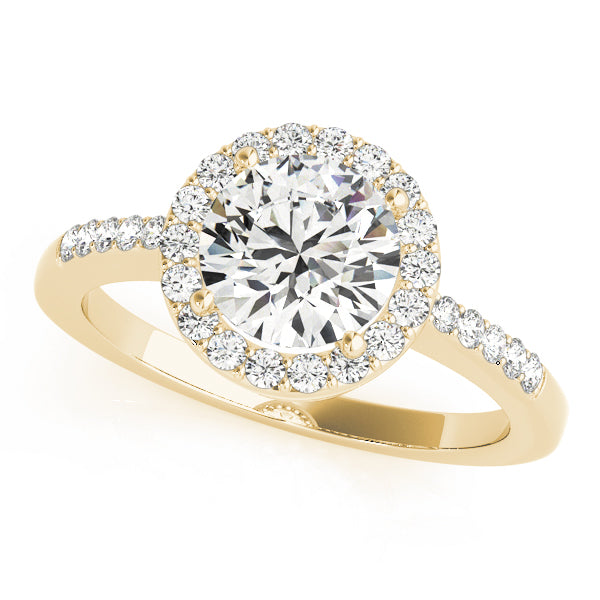 Round Halo Diamond Fashion Ring · 0.40 ct tw