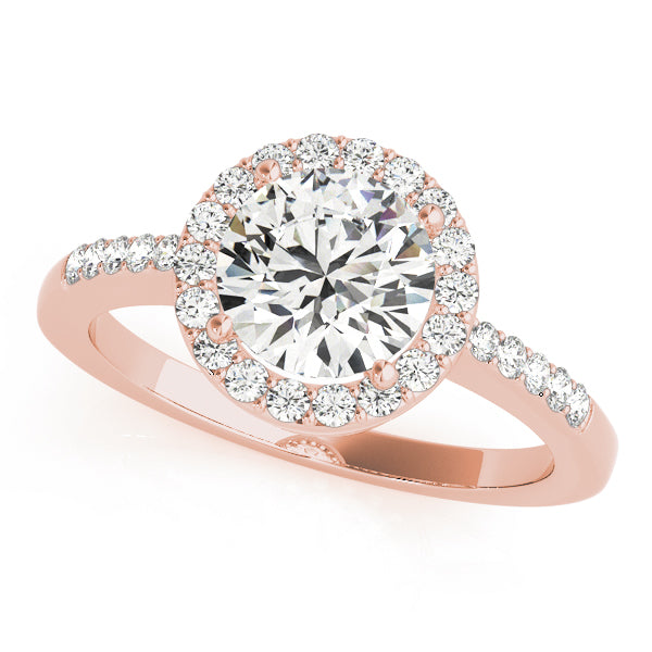 Round Halo Diamond Fashion Ring · 0.40 ct tw