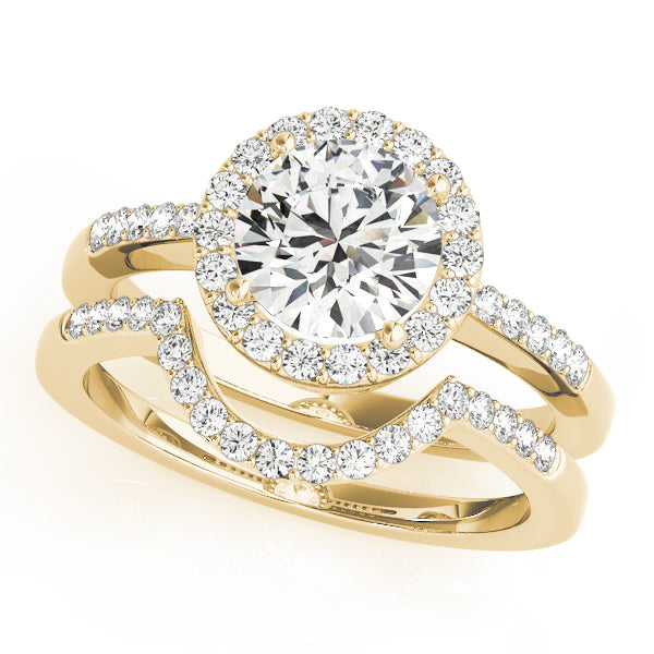 Round Halo Diamond Fashion Ring · 0.40 ct tw
