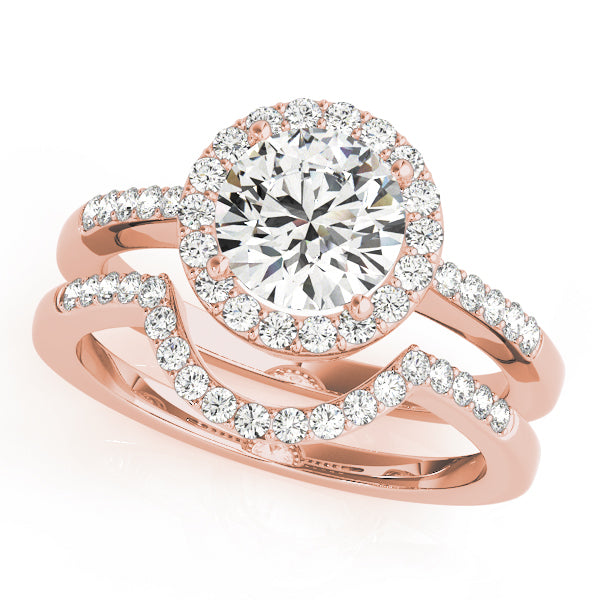 Round Halo Diamond Fashion Ring · 0.40 ct tw