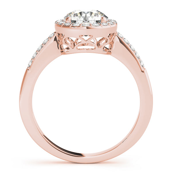 Round Halo Diamond Fashion Ring · 0.65 ct tw