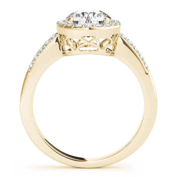 Round Halo Diamond Fashion Ring · 0.65 ct tw