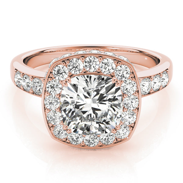 Cushion Halo Diamond Fashion Ring · 0.77 ct tw