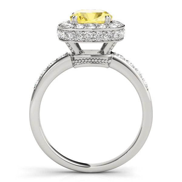 Cushion Halo Diamond Fashion Ring · 0.99 ct tw