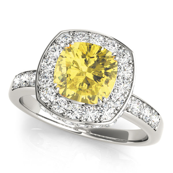 Cushion Halo Diamond Fashion Ring · 0.70 ct tw