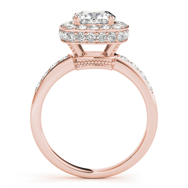 Cushion Halo Diamond Fashion Ring · 0.58 ct tw