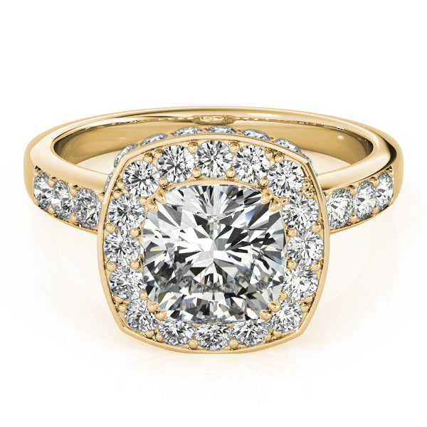 Cushion Halo Diamond Fashion Ring · 0.99 ct tw