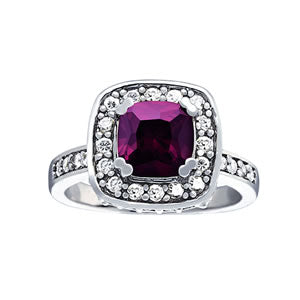 Cushion Halo Diamond Fashion Ring · 0.99 ct tw