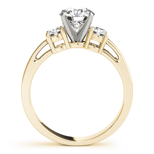 Round Three-Stone Diamond Engagement Ring · 0.40 ct tw
