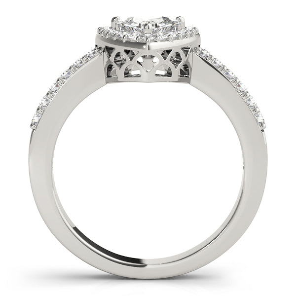 Trillion Halo Pear Diamond Fashion Ring · 0.23 ct tw