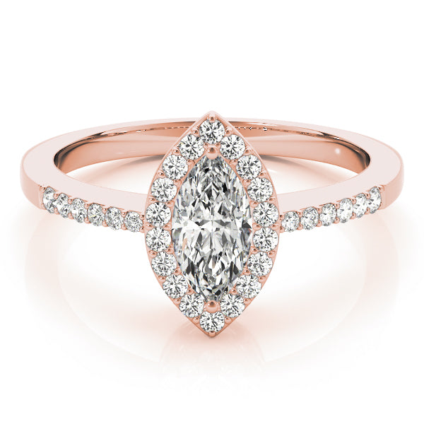 Marquise Halo Diamond Fashion Ring · 0.24 ct tw