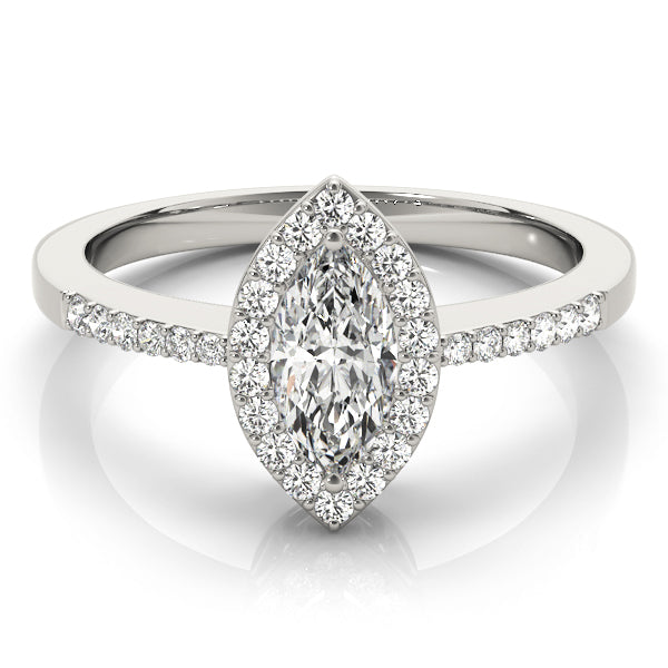 Marquise Halo Diamond Fashion Ring · 0.24 ct tw