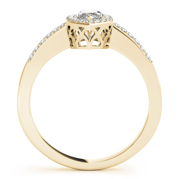 Marquise Halo Diamond Fashion Ring · 0.24 ct tw