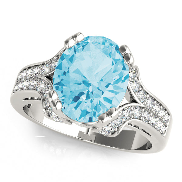 Oval Gemstone Fashion Ring · 0.42 ct tw