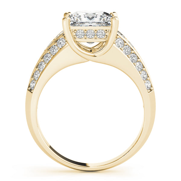 Square Multi-Row Diamond Engagement Ring · 1.01 ct tw