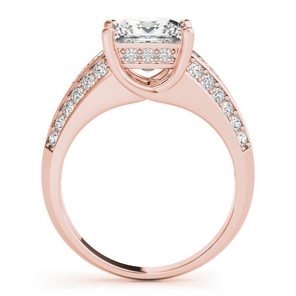 Square Multi-Row Diamond Engagement Ring · 1.01 ct tw