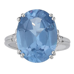 Oval Gemstone Fashion Ring