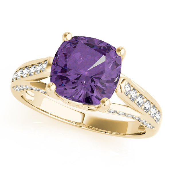 Cushion Princess Gemstone Fashion Ring · 0.30 ct tw