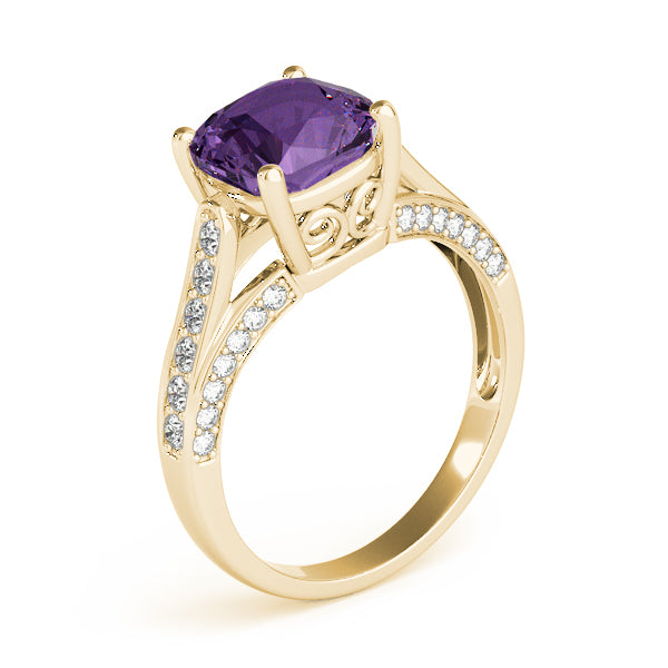 Cushion Princess Gemstone Fashion Ring · 0.30 ct tw