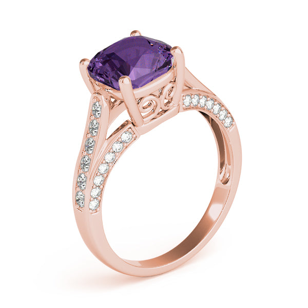 Cushion Princess Gemstone Fashion Ring · 0.20 ct tw