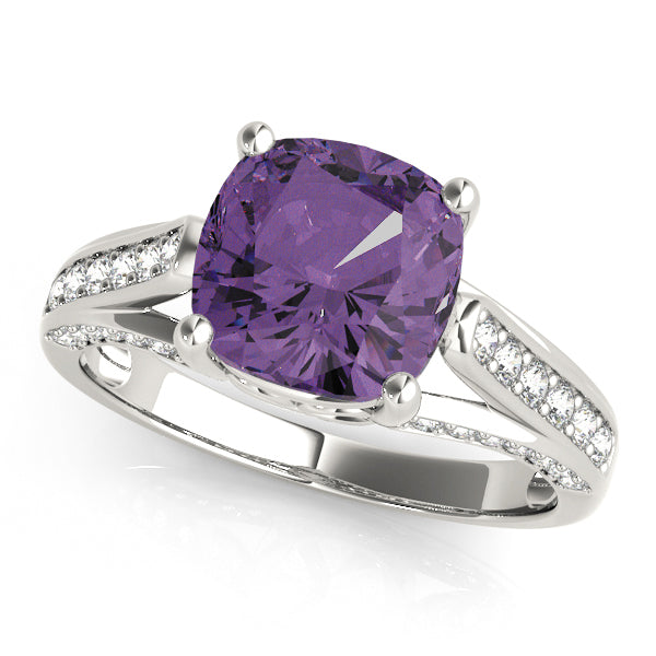 Cushion Princess Gemstone Fashion Ring · 0.30 ct tw