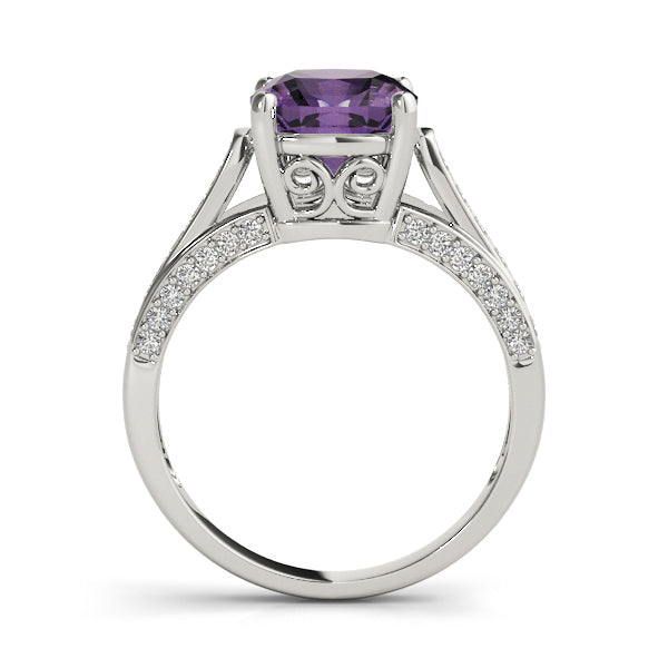Cushion Princess Gemstone Fashion Ring · 0.32 ct tw