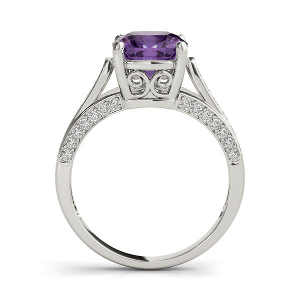 Cushion Princess Gemstone Fashion Ring · 0.30 ct tw
