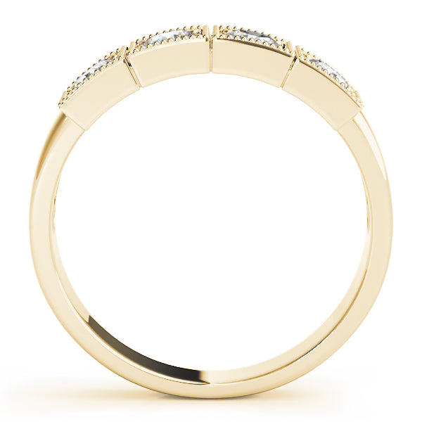 Round Three-Stone Diamond Engagement Ring · 0.48 ct tw