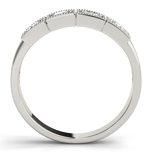 Round Three-Stone Diamond Engagement Ring · 0.36 ct tw