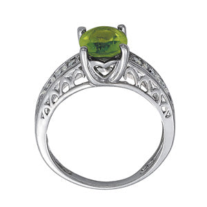 Oval Gemstone Fashion Ring · 0.32 ct tw